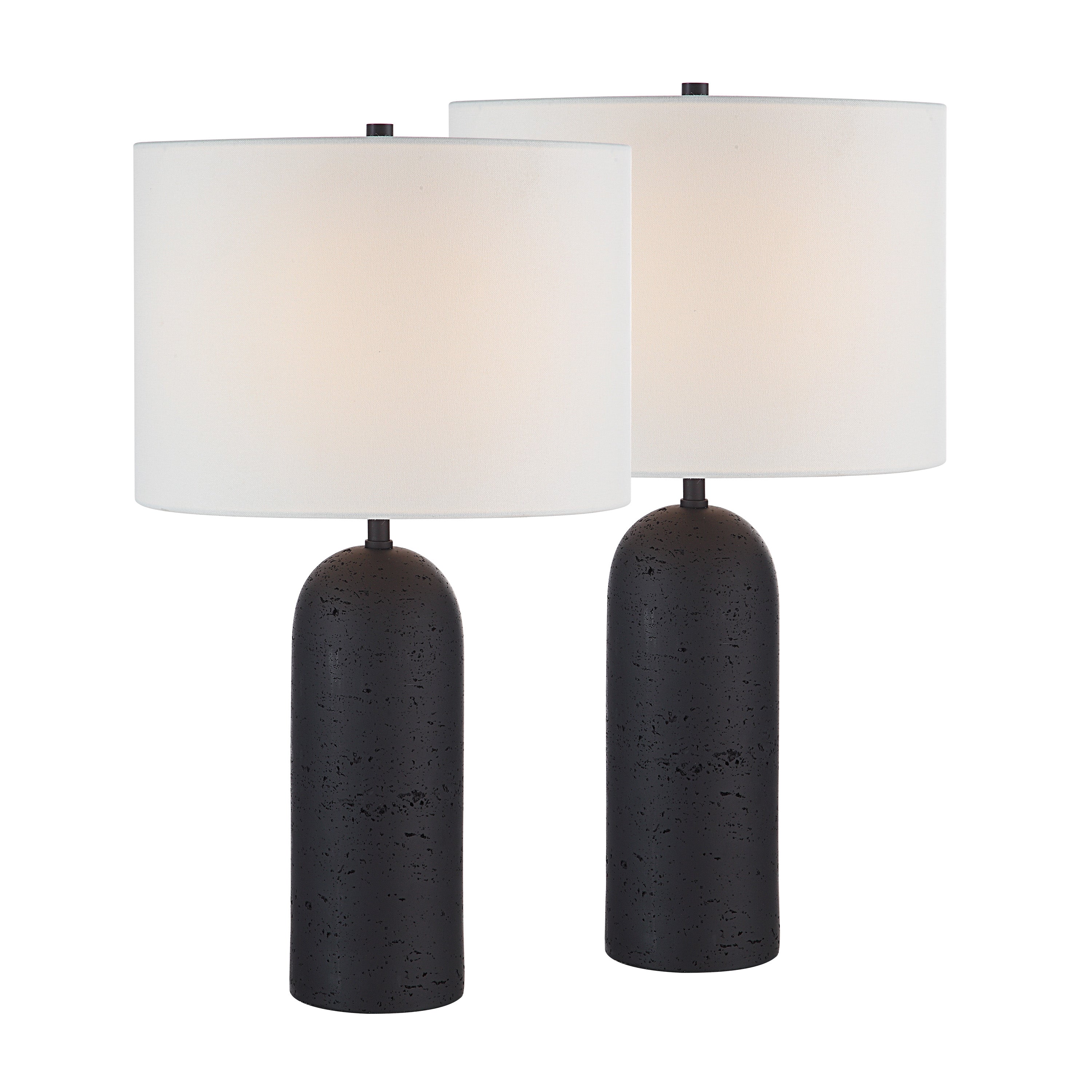 Augusta Black Table Lamp Set of 2 | Everren – Renwil